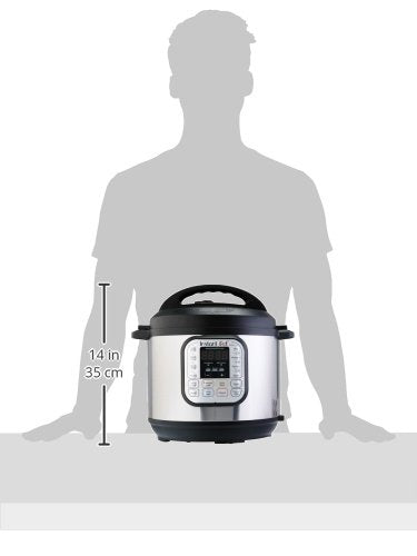 Instant Pot DUO60 6 Qt 7-in-1 Multi-Use Programmable Pressure Cooker, Slow Cooker, Rice Cooker, Steamer, Sauté, Yogurt Maker and Warmer