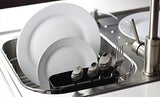 Neat-O Deluxe Chrome-plated Steel Small Dish Drainers (Black)