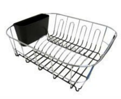 Neat-O Deluxe Chrome-plated Steel Small Dish Drainers (Black)