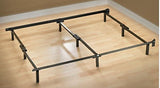 Zinus Michelle Compack Adjustable Steel Bed Frame, for Box Spring and Mattress Set, Fits Twin to Queen