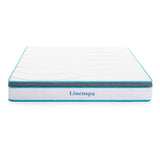 Linenspa 8 Inch Memory Foam and Innerspring Hybrid Mattress - Medium-Firm Feel - Twin