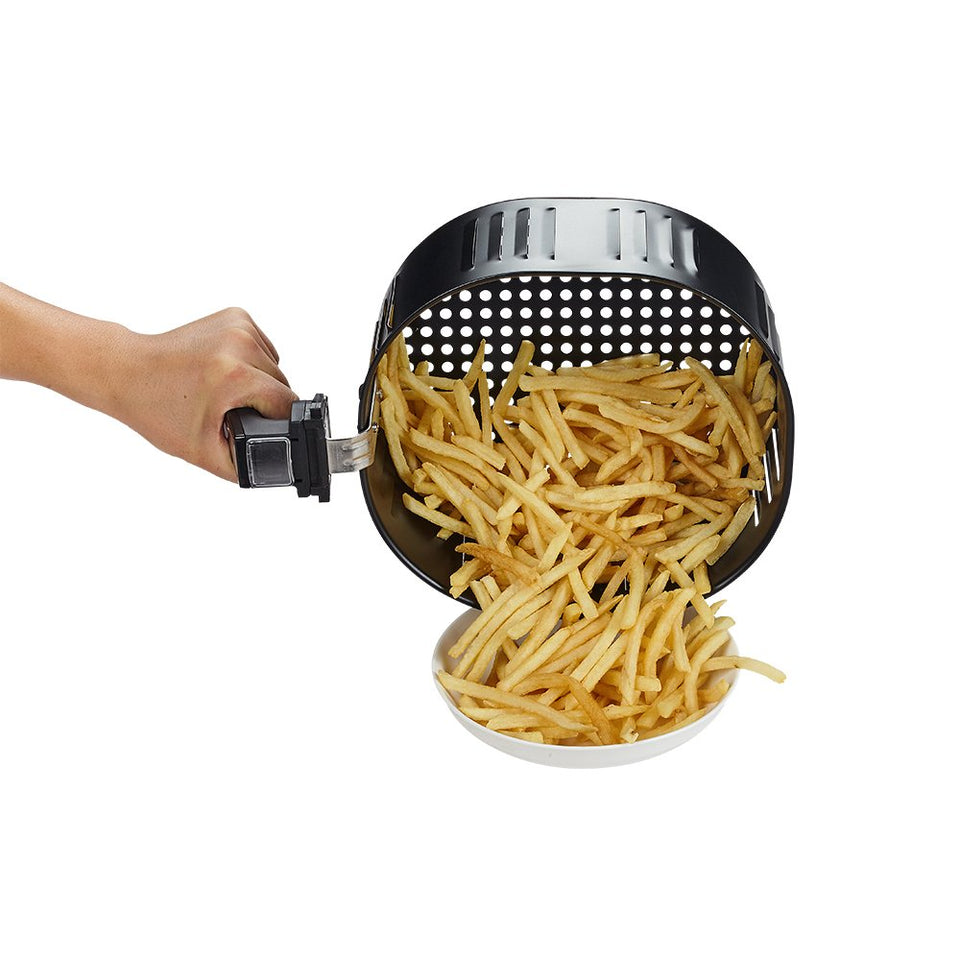 GoWISE USA 1700-Watt 5.8-QT 8-in-1 Digital Air Fryer and 50 Recipes for your Air Fryer Book (Black)