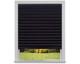 Original Blackout Pleated Paper Shade Black, 36” x 72”, 6-Pack