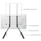 WALI Universal TV Stand Table Top for Most 22”-65” LCD Flat Screen TV, VESA up to 800 x 400mm (TVS001), Black