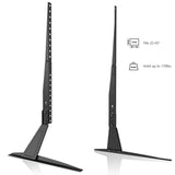 WALI Universal TV Stand Table Top for Most 22”-65” LCD Flat Screen TV, VESA up to 800 x 400mm (TVS001), Black