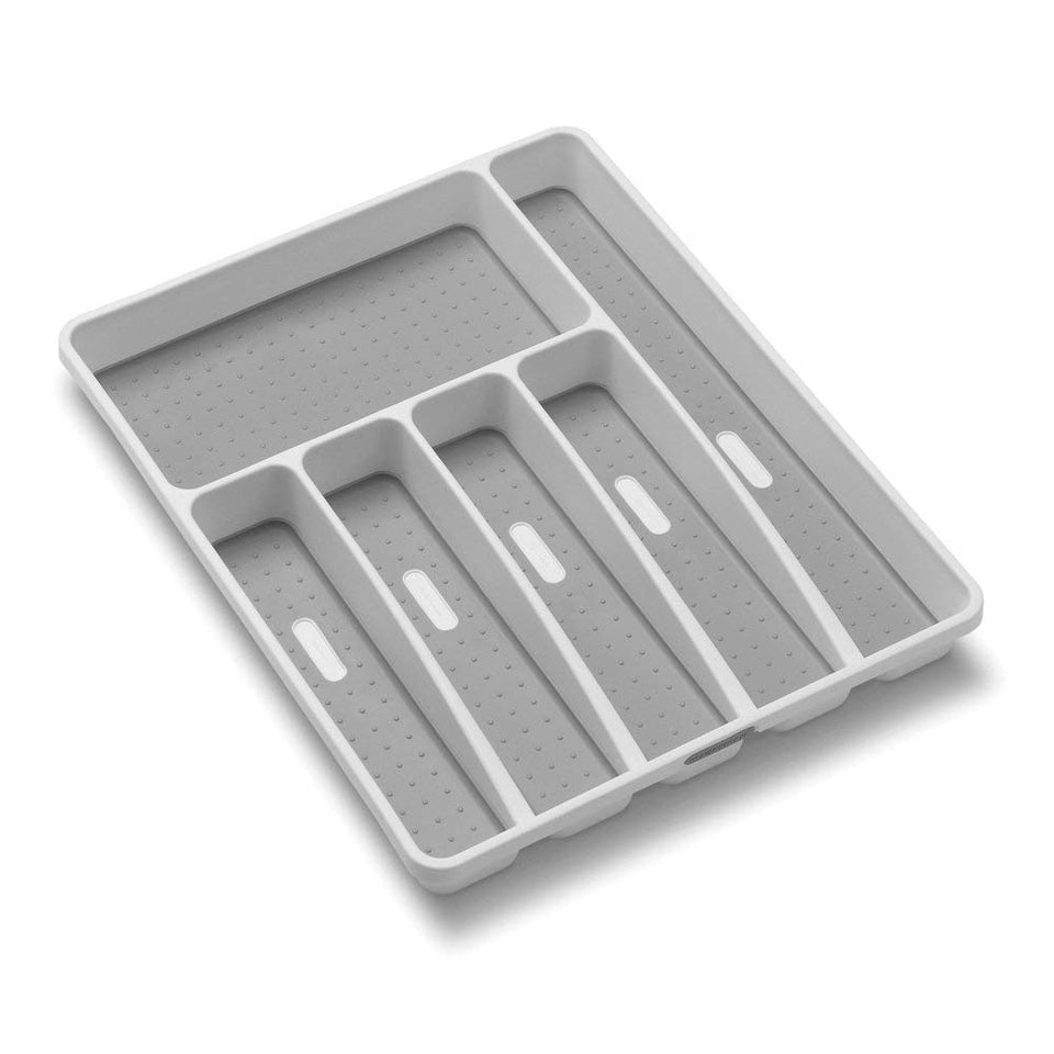 Madesmart Classic Large Silverware Tray, White