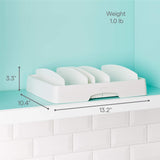 YouCopia 50100 StoraLid Food Container Lid Organizer, Large, White