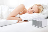 Big Red Rooster White Noise Machine - Sound Machine For Sleeping & Relaxation - 6 Natural and Soothing Sounds - Plug In Or Battery Powered - Portable Sleep Sound Therapy for Home, Office or Travel