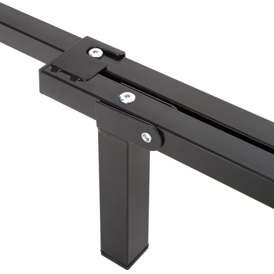 Zinus Michelle Compack Adjustable Steel Bed Frame, for Box Spring and Mattress Set, Fits Twin to Queen
