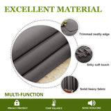 NICETOWN Thermal Insulated Grommet Blackout Curtains for Bedroom (2 Panels, W42 x L63 -Inch,Grey)