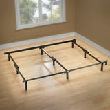 Zinus Michelle Compack Adjustable Steel Bed Frame, for Box Spring and Mattress Set, Fits Twin to Queen