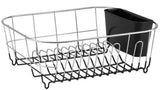 Neat-O Deluxe Chrome-plated Steel Small Dish Drainers (Black)