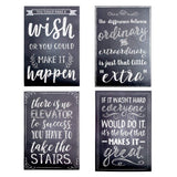 Motivational Posters for Students - 20-Pack Inspirational Posters, Classroom Posters with Inspiring Quotes, Chalkboard Design, Perfect for School Classroom and Office Decoration, 13 x 19 Inches