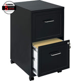Lorell File Cabinet, Black