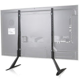 WALI Universal TV Stand Table Top for Most 22”-65” LCD Flat Screen TV, VESA up to 800 x 400mm (TVS001), Black