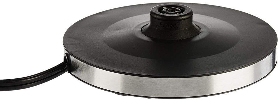 AmazonBasics Stainless Steel Porrtable Electric Hot Water Kettle - 1 Liter, Silver