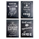 Motivational Posters for Students - 20-Pack Inspirational Posters, Classroom Posters with Inspiring Quotes, Chalkboard Design, Perfect for School Classroom and Office Decoration, 13 x 19 Inches