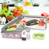 Mueller Onion Chopper Pro Vegetable Chopper - Strongest - NO MORE TEARS 30% Heavier Duty Multi Vegetable-Fruit-Cheese-Onion Chopper-Dicer-Kitchen Cutter