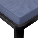 Olee Sleep Topper Tri-Folding Memory Foam, 4 Inch, Grey