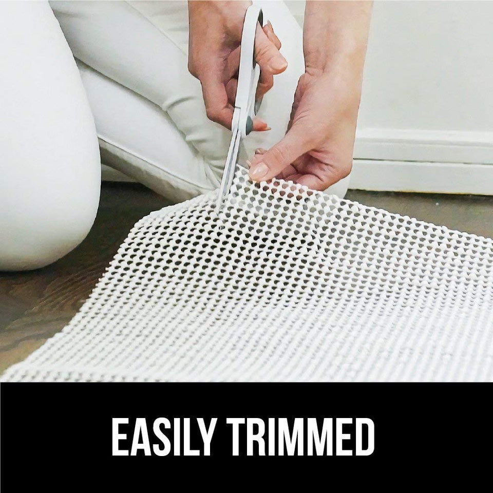 Gorilla Grip Original Area Rug Gripper Pad (5x7), Made in USA, for Hard Floors, Pads Available in Many Sizes, Provides Protection and Cushion for Area Rugs and Floors