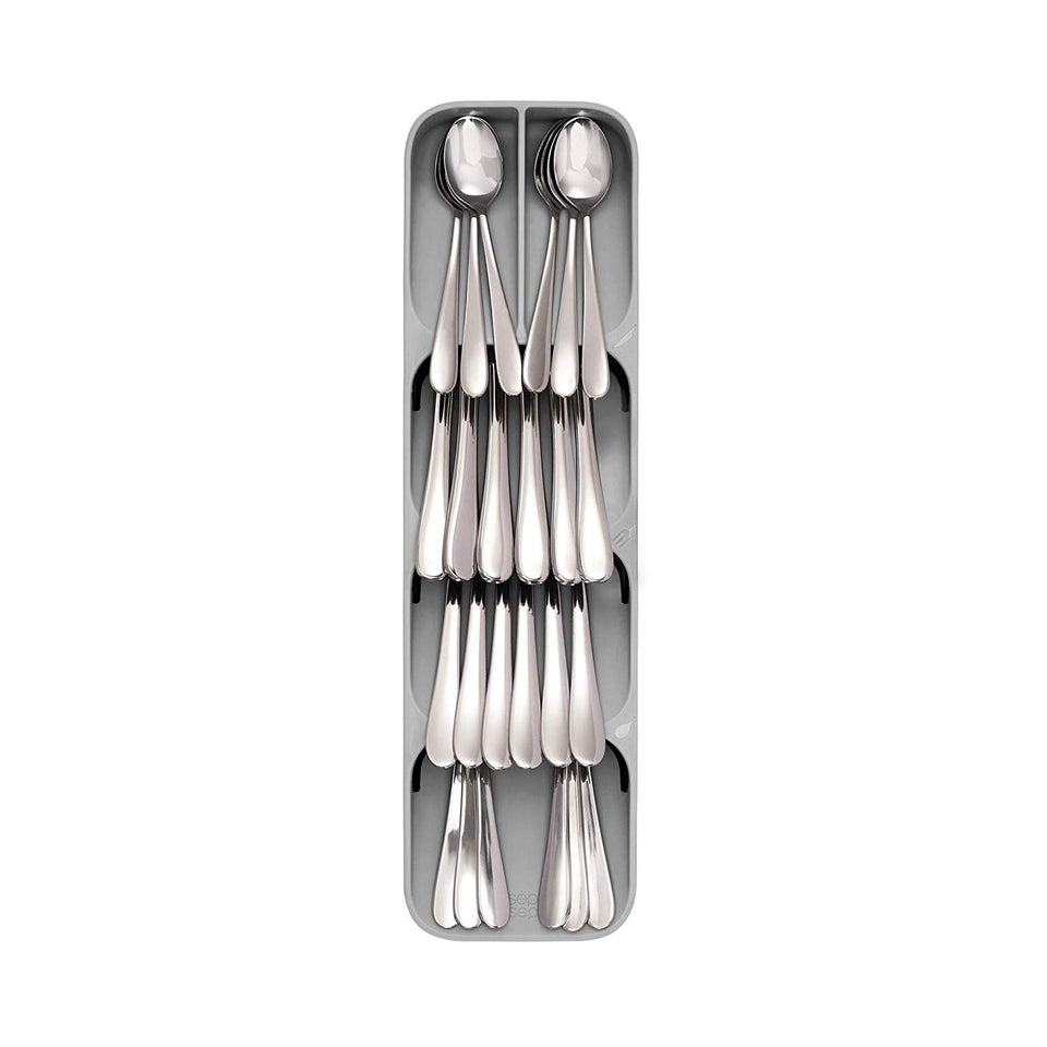 Joseph Joseph 85119 DrawerStore Kitchen Drawer Organizer Tray for Cutlery Silverware, Gray