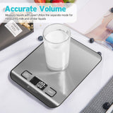 Etekcity Food Digital Kitchen Weight Scale Grams and Ounces, Small, Backlit, Stainless Steel