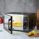 Toshiba EM131A5C-BS Microwave Oven with Smart Sensor, Easy Clean Interior, ECO Mode and Sound On/Off, 1.2 Cu.ft, 1100W, Black Stainless Steel