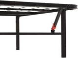AmazonBasics Foldable Metal Platform Bed Frame for Under-Bed Storage - Tools-free Assembly, No Box Spring Needed - Full