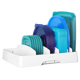 YouCopia 50100 StoraLid Food Container Lid Organizer, Large, White