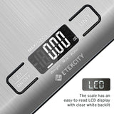 Etekcity Food Digital Kitchen Weight Scale Grams and Ounces, Small, Backlit, Stainless Steel