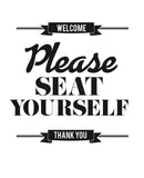 Typography Bathroom UNFRAMED Wall Art & Pictures | Set of 4 Funny Bathroom Quotes & Rules | Best Modern Toilet Decor Words & Letters | Premium Card Stock Sayings Posters | Black & White Prints 8 x 10