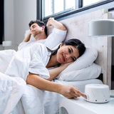 Marpac Dohm Classic (White) | The Original White Noise Machine | Soothing Natural Sound from a Real Fan | Noise Cancelling | Sleep Therapy, Office Privacy, Travel | For Adults & Baby | 101 Night Trial