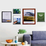 Reliancer A3 Front Load Easy Open Snap Frame Professional Aluminum Poster Pictures Frame for 11.7x16.5 Inches Graphics Wall Mounted w/Non-Glare PVC Lens(Black)