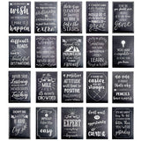 Motivational Posters for Students - 20-Pack Inspirational Posters, Classroom Posters with Inspiring Quotes, Chalkboard Design, Perfect for School Classroom and Office Decoration, 13 x 19 Inches