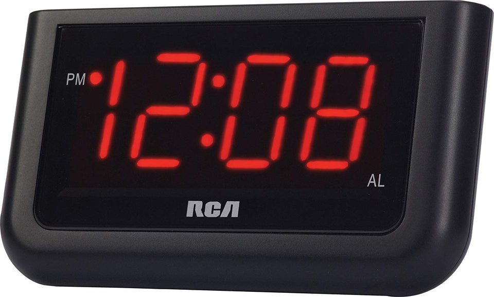 RCA Digital Alarm Clock with Large 1.4" Display