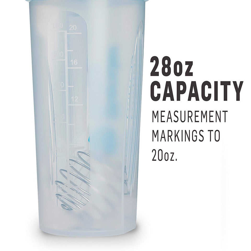 BlenderBottle Classic Loop Top Shaker Bottle, 28-Ounce, Full Color Black