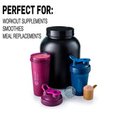 BlenderBottle Classic Loop Top Shaker Bottle, 28-Ounce, Full Color Black
