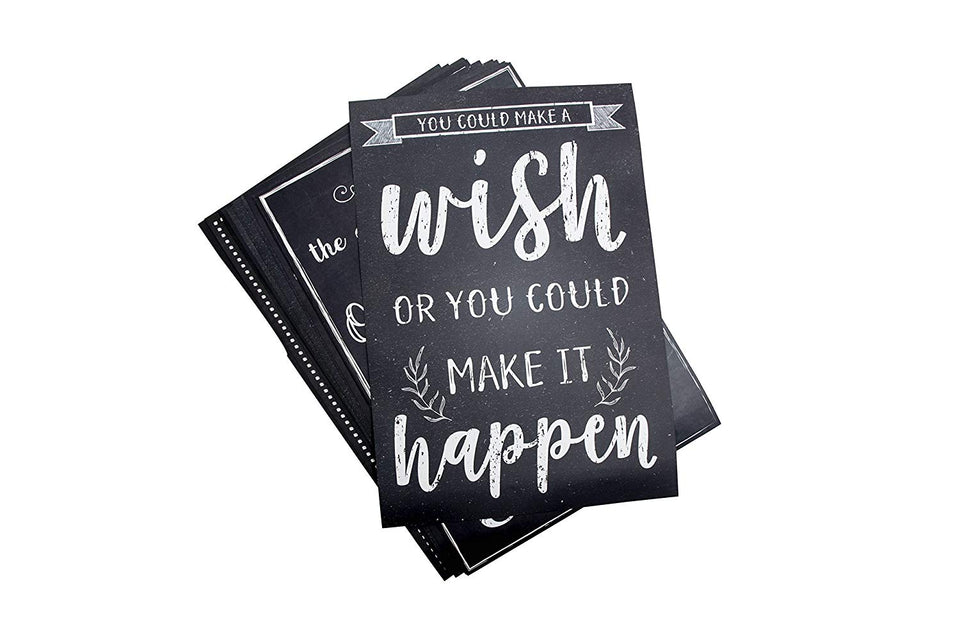 Motivational Posters for Students - 20-Pack Inspirational Posters, Classroom Posters with Inspiring Quotes, Chalkboard Design, Perfect for School Classroom and Office Decoration, 13 x 19 Inches