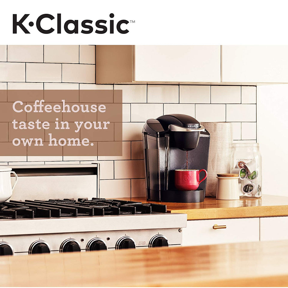 Keurig K-Classic Coffee Maker K-Cup Pod, Single Serve, Programmable, Black ( Packaging May Vary )