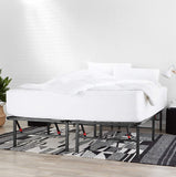 AmazonBasics Foldable Metal Platform Bed Frame for Under-Bed Storage - Tools-free Assembly, No Box Spring Needed - Full