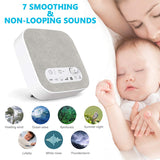 White Noise Machine for Sleeping, Aurola Sleep Sound Machine with Non-Looping Soothing Sounds for Baby Adult Traveler, Portable for Home Office Travel
