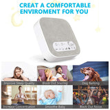 White Noise Machine for Sleeping, Aurola Sleep Sound Machine with Non-Looping Soothing Sounds for Baby Adult Traveler, Portable for Home Office Travel