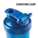 BlenderBottle Classic Loop Top Shaker Bottle, 28-Ounce, Full Color Black