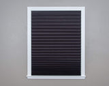 Original Blackout Pleated Paper Shade Black, 36” x 72”, 6-Pack