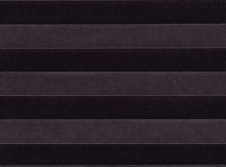 Original Blackout Pleated Paper Shade Black, 36” x 72”, 6-Pack