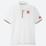 A UNIQLO - ROGER FEDERER WHITE POLO MENS